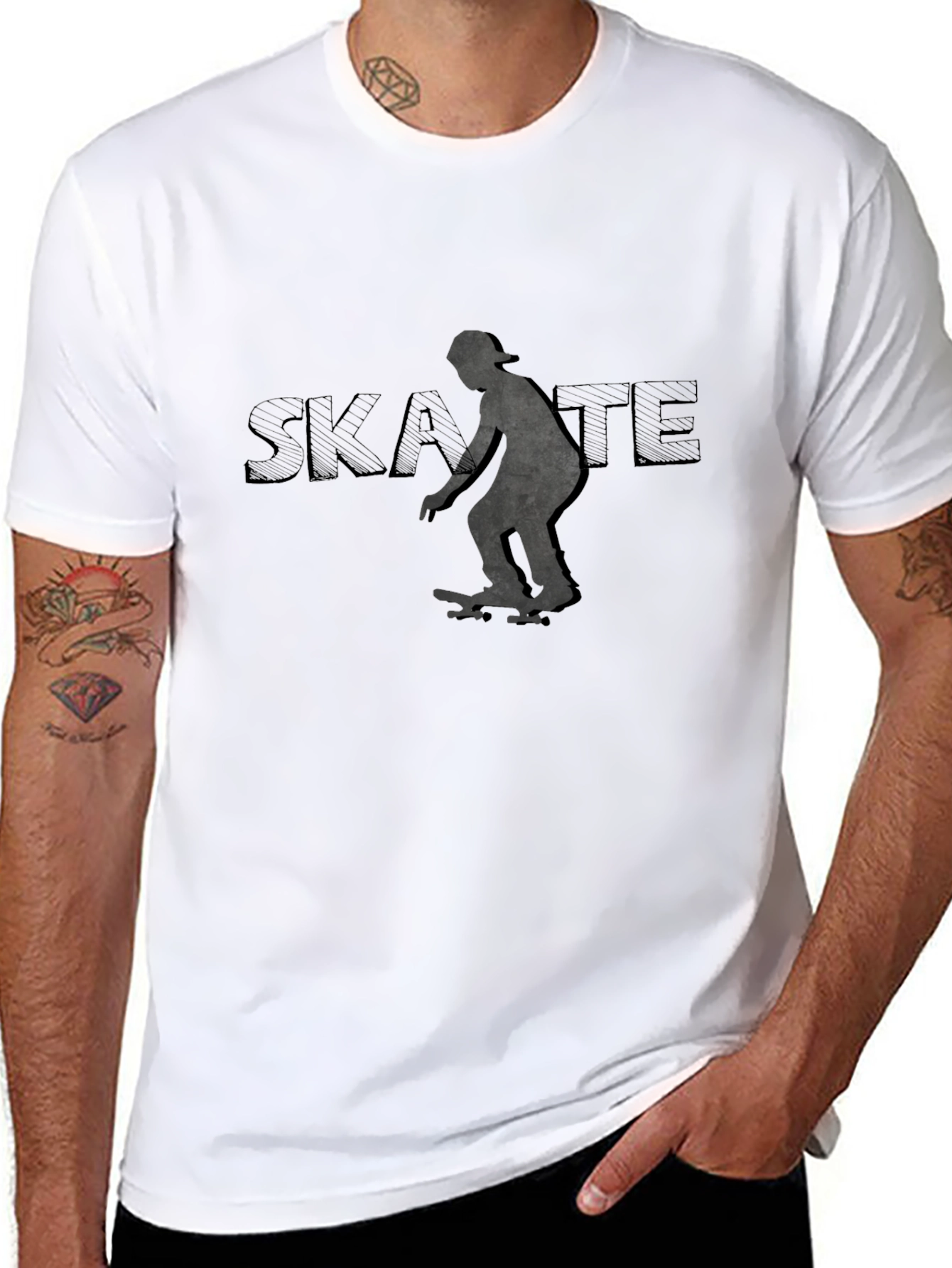 Skateboarding Graphic Tee - Cool Casual Style