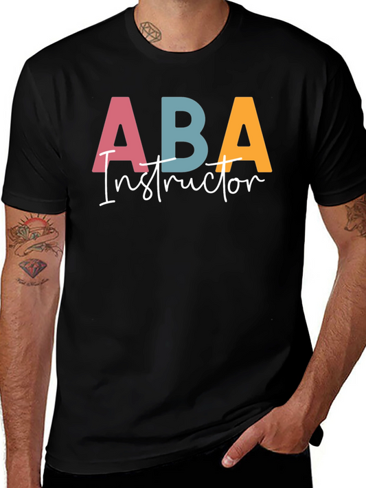 ABA Instructor T-Shirt - Colorful Design