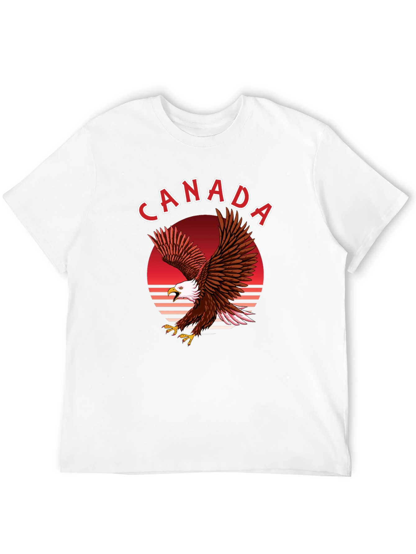 Canada Eagle Graphic T-Shirt - Black