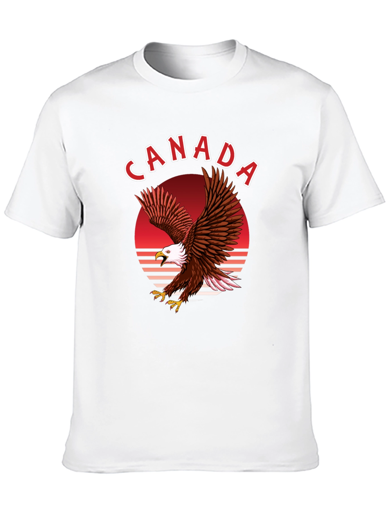 Canada Eagle Graphic T-Shirt - Black