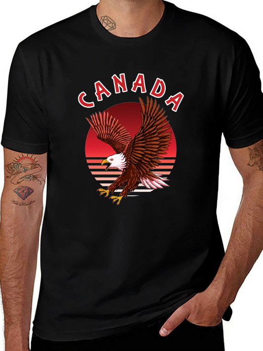 Canada Eagle Graphic T-Shirt - Black