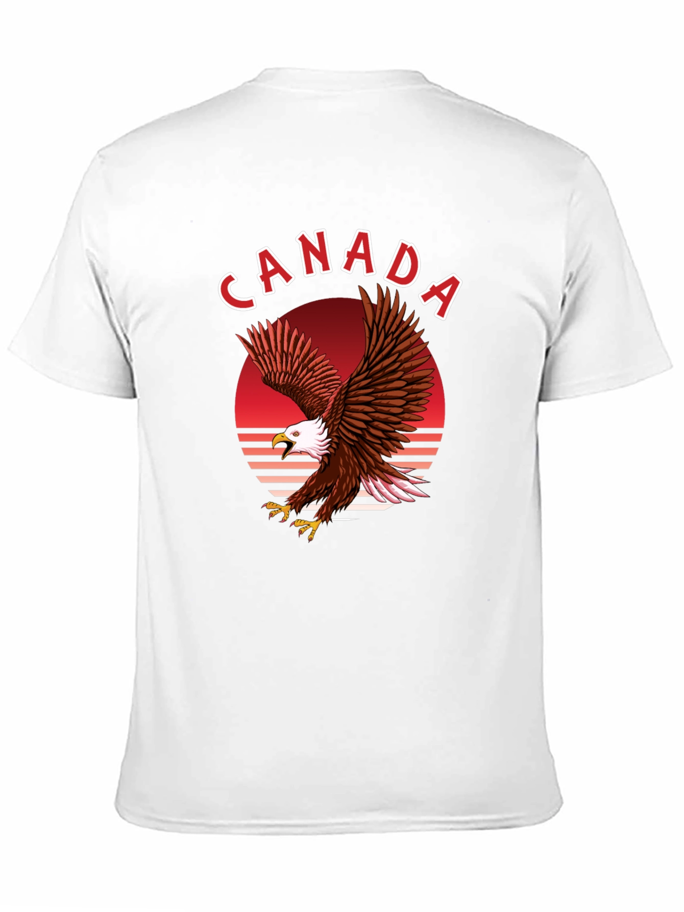 Canada Eagle Graphic T-Shirt - Black