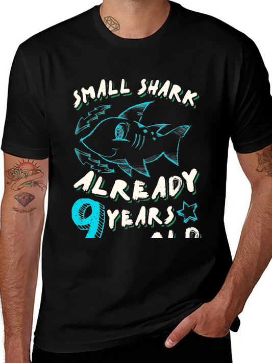 Small Shark 9th Birthday T-Shirt