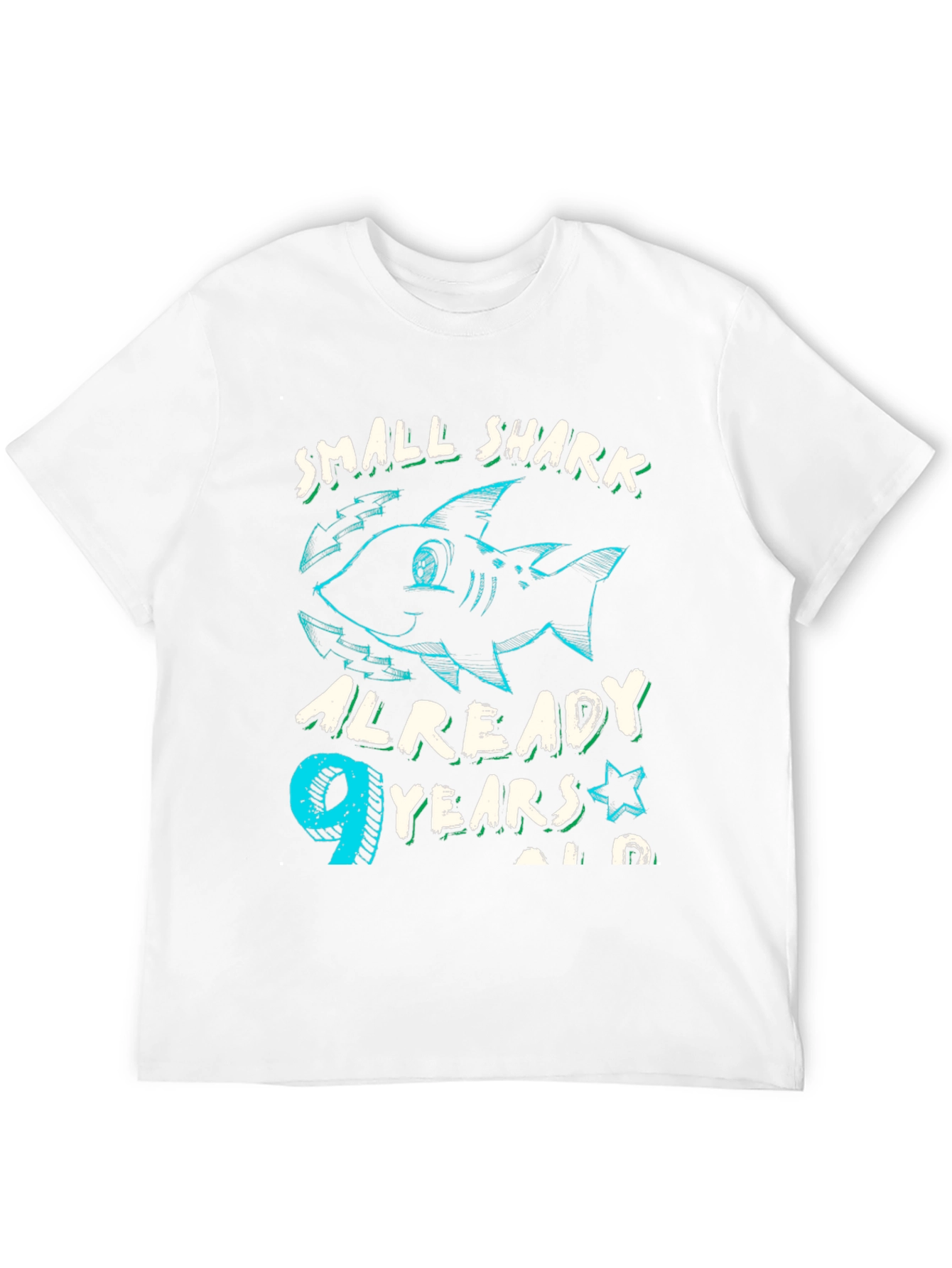 Small Shark 9th Birthday T-Shirt