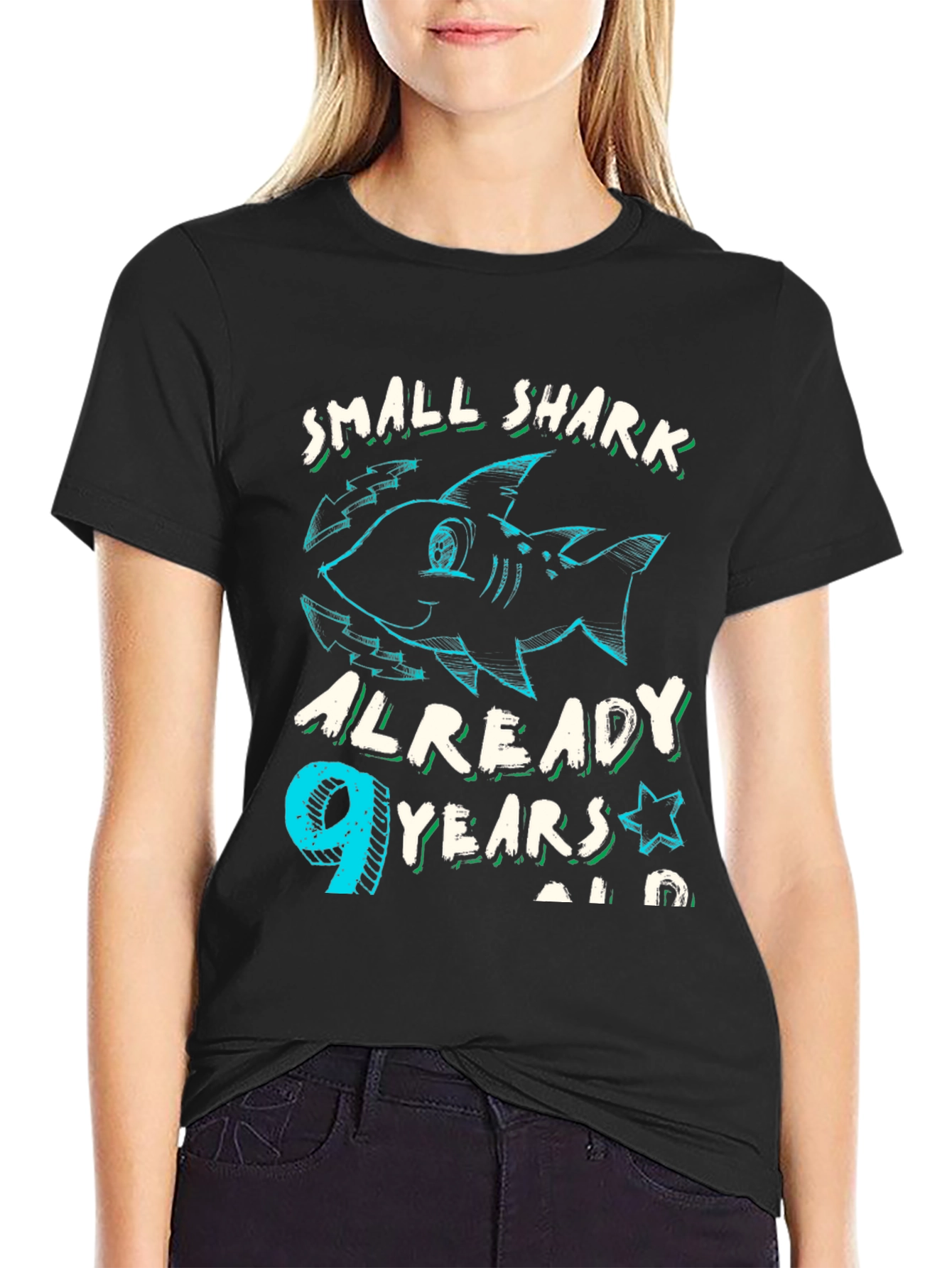 Small Shark 9th Birthday T-Shirt