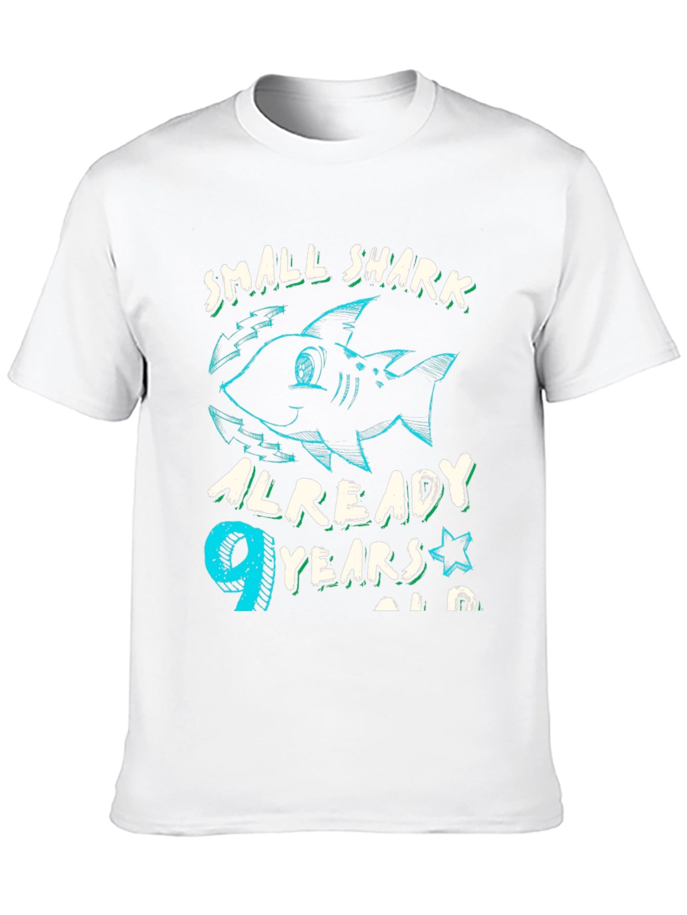 Small Shark 9th Birthday T-Shirt