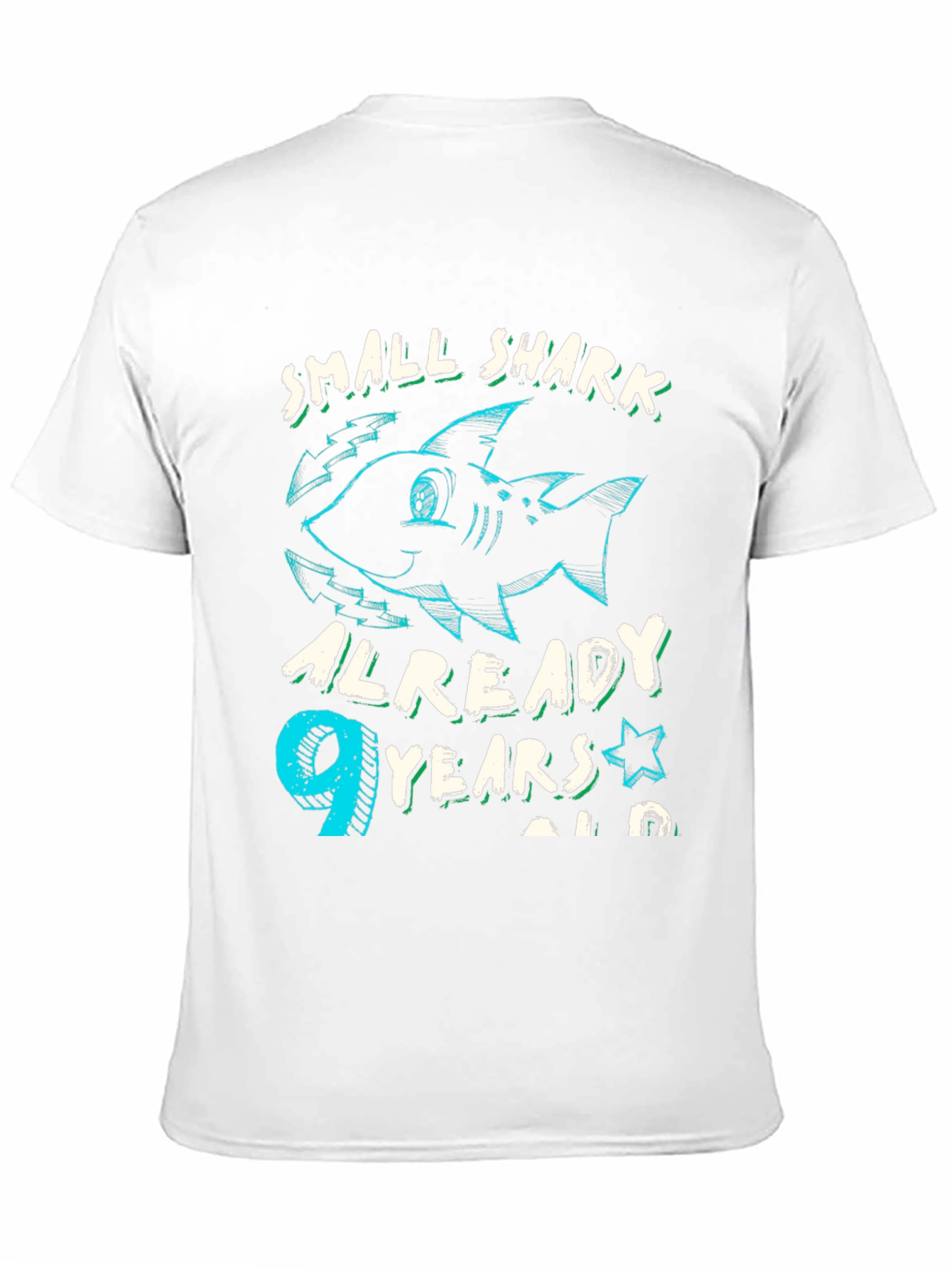 Small Shark 9th Birthday T-Shirt