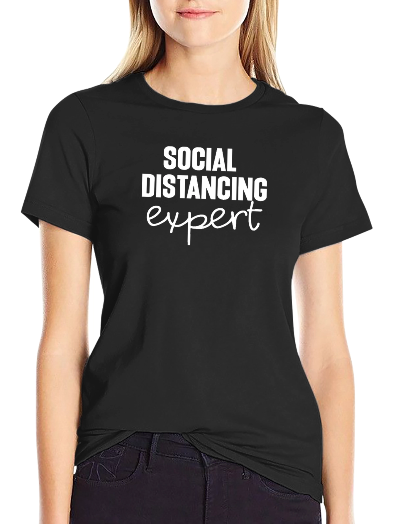 Social Distancing Expert Graphic T-Shirt