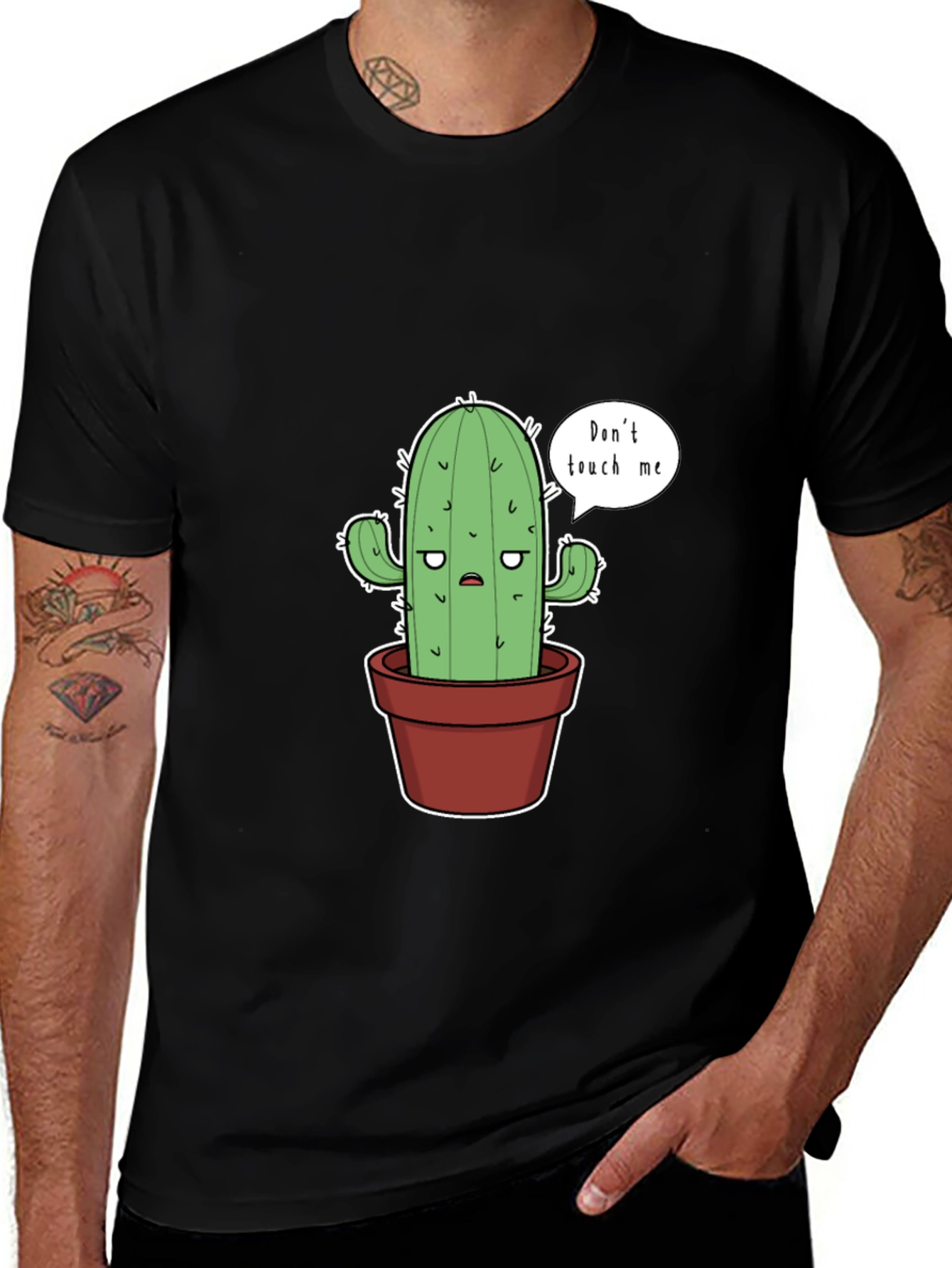 Dont Touch Me Cactus Graphic Tee
