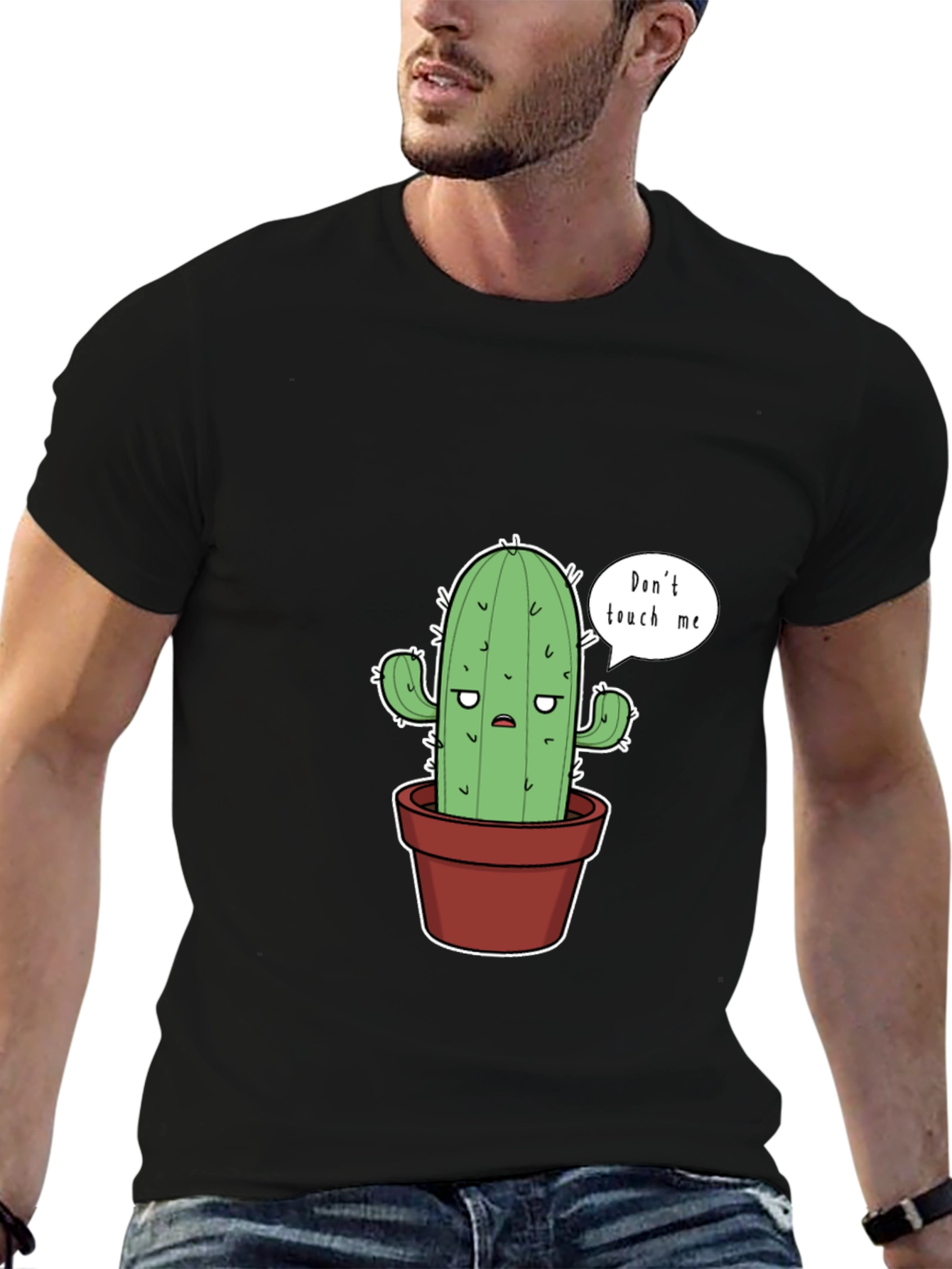Dont Touch Me Cactus Graphic Tee