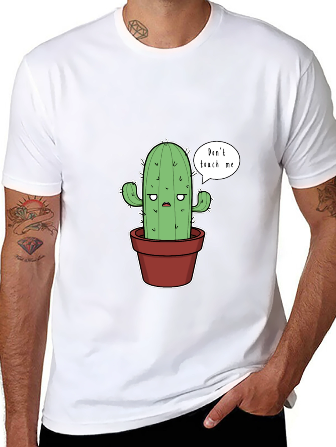 Dont Touch Me Cactus Graphic Tee