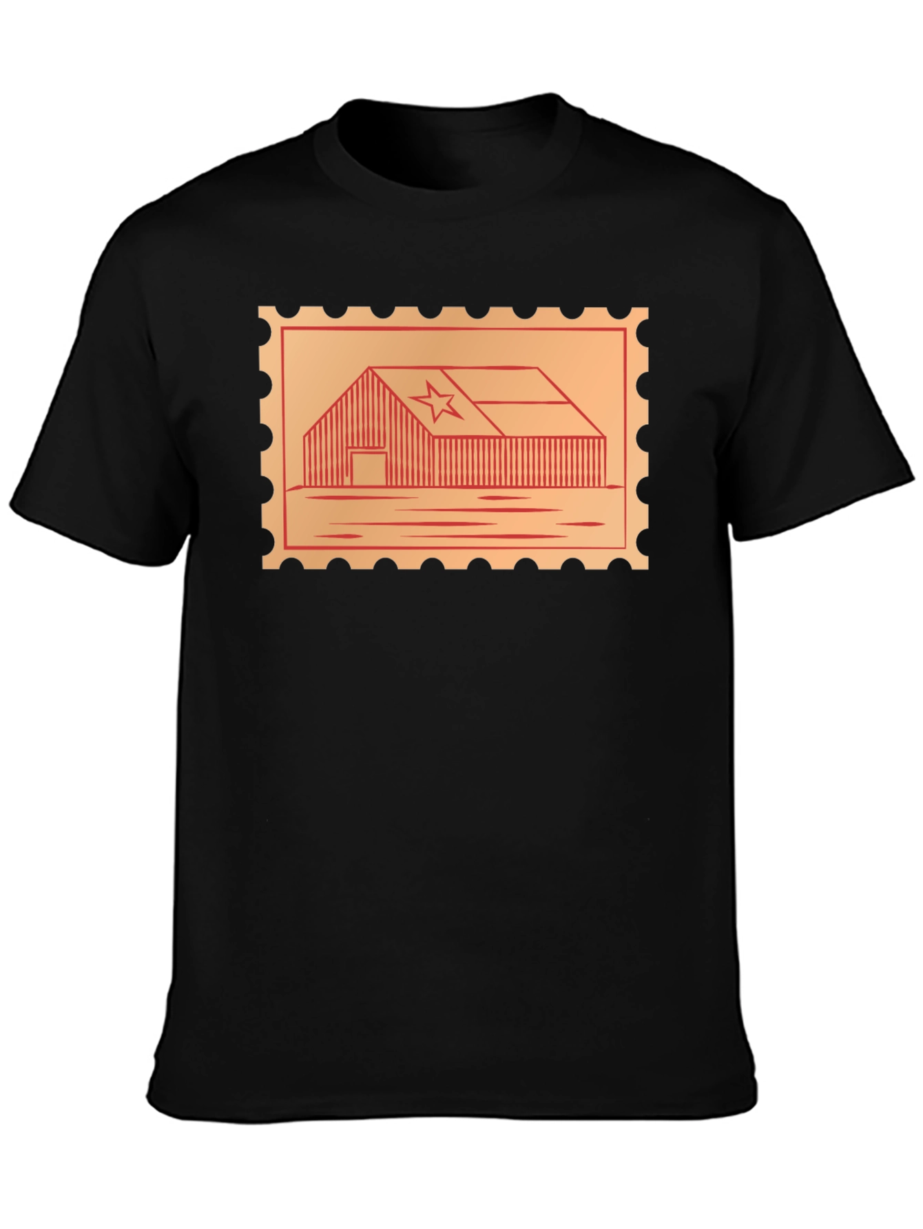 Texas Barn Stamp T-Shirt - Graphic Tee