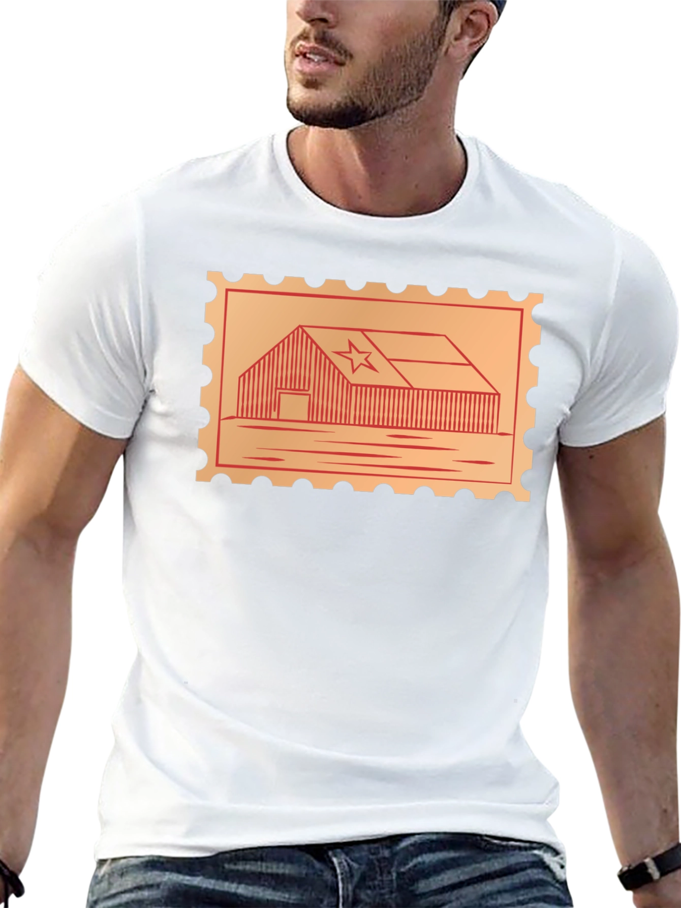 Texas Barn Stamp T-Shirt - Graphic Tee