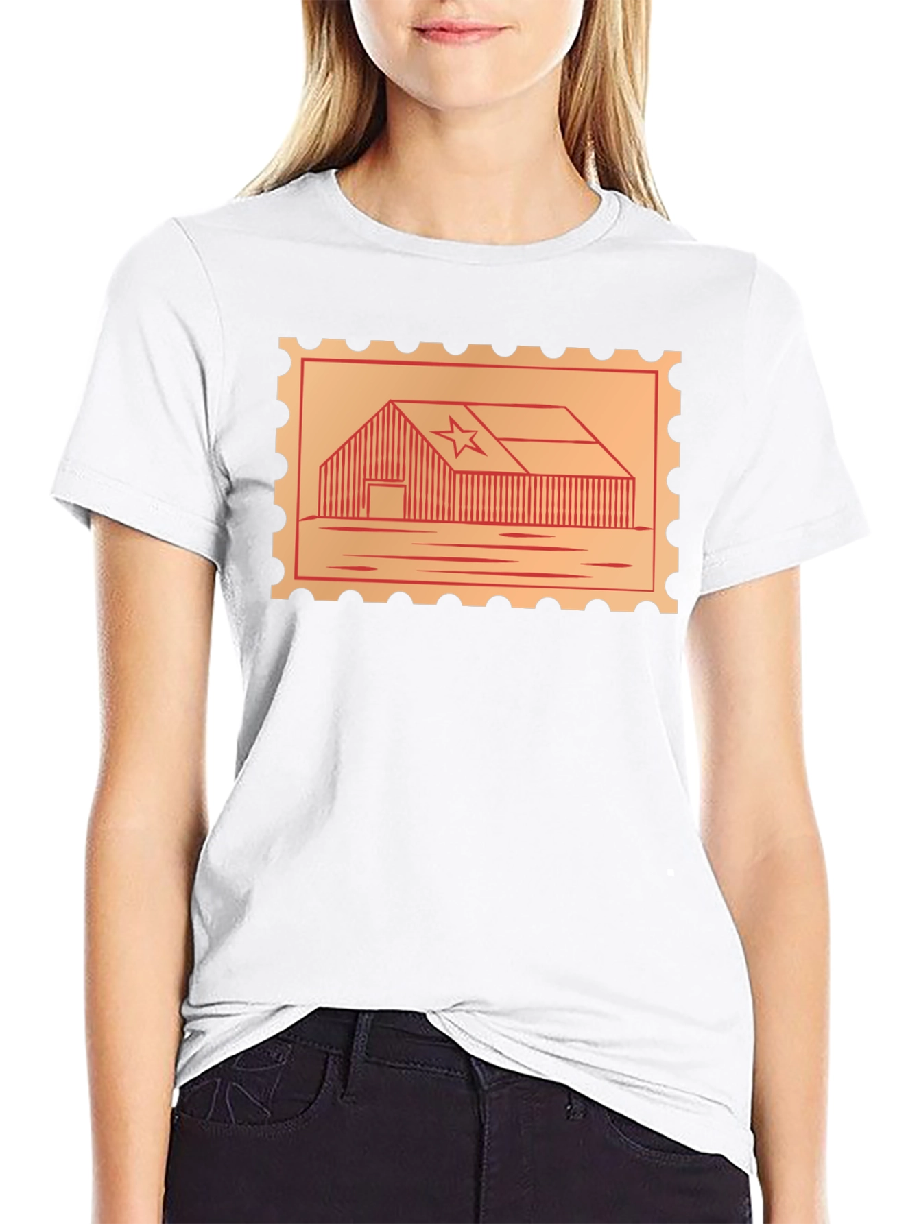 Texas Barn Stamp T-Shirt - Graphic Tee