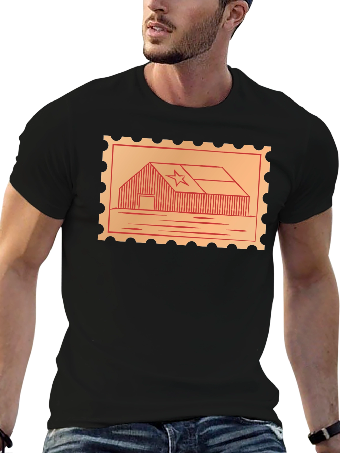 Texas Barn Stamp T-Shirt - Graphic Tee
