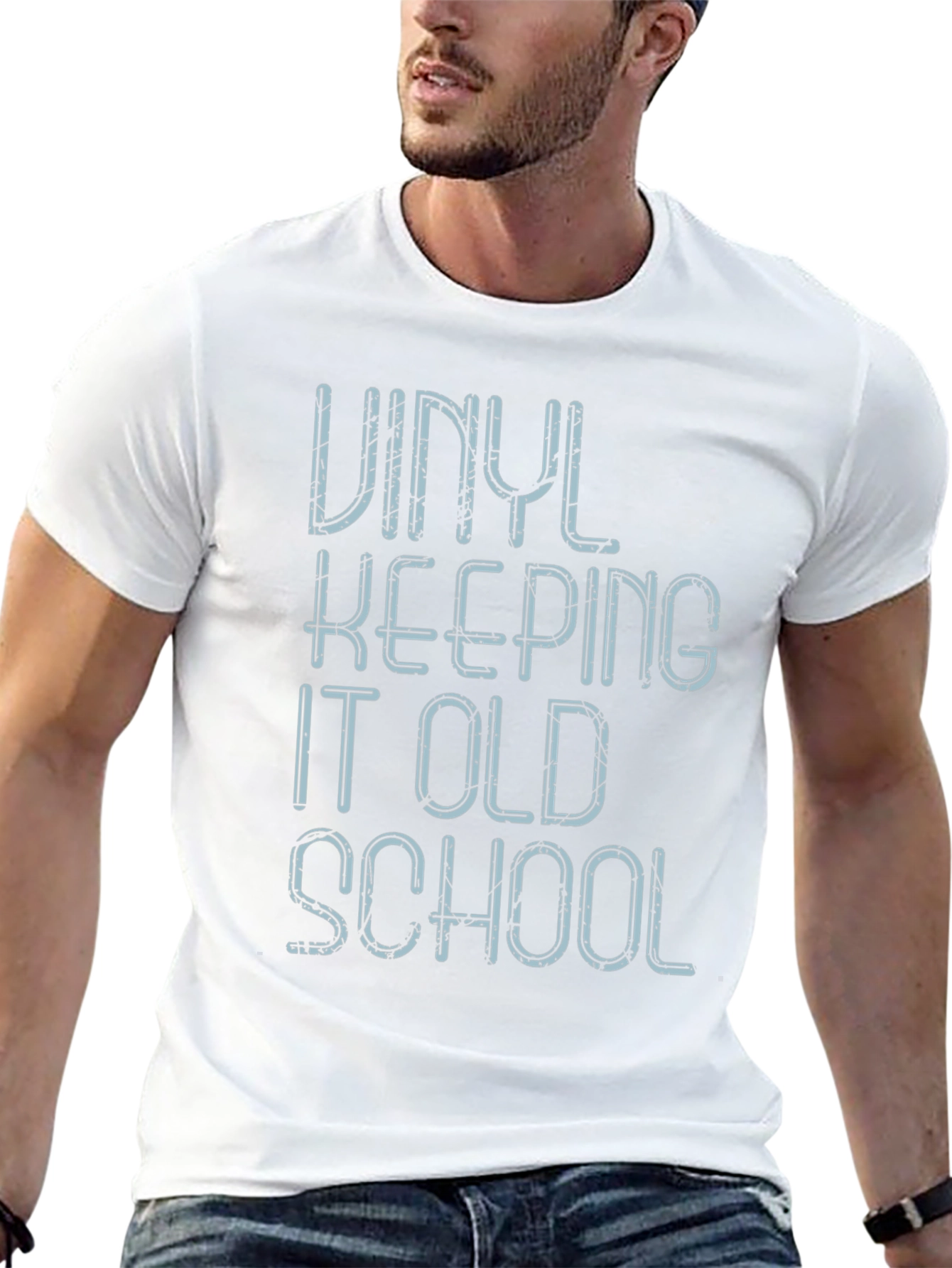 Vinyl Keeping It Old School Graphic Tee