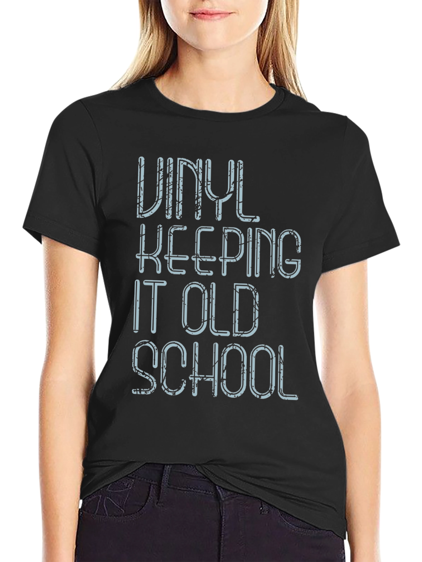 Vinyl Keeping It Old School Graphic Tee