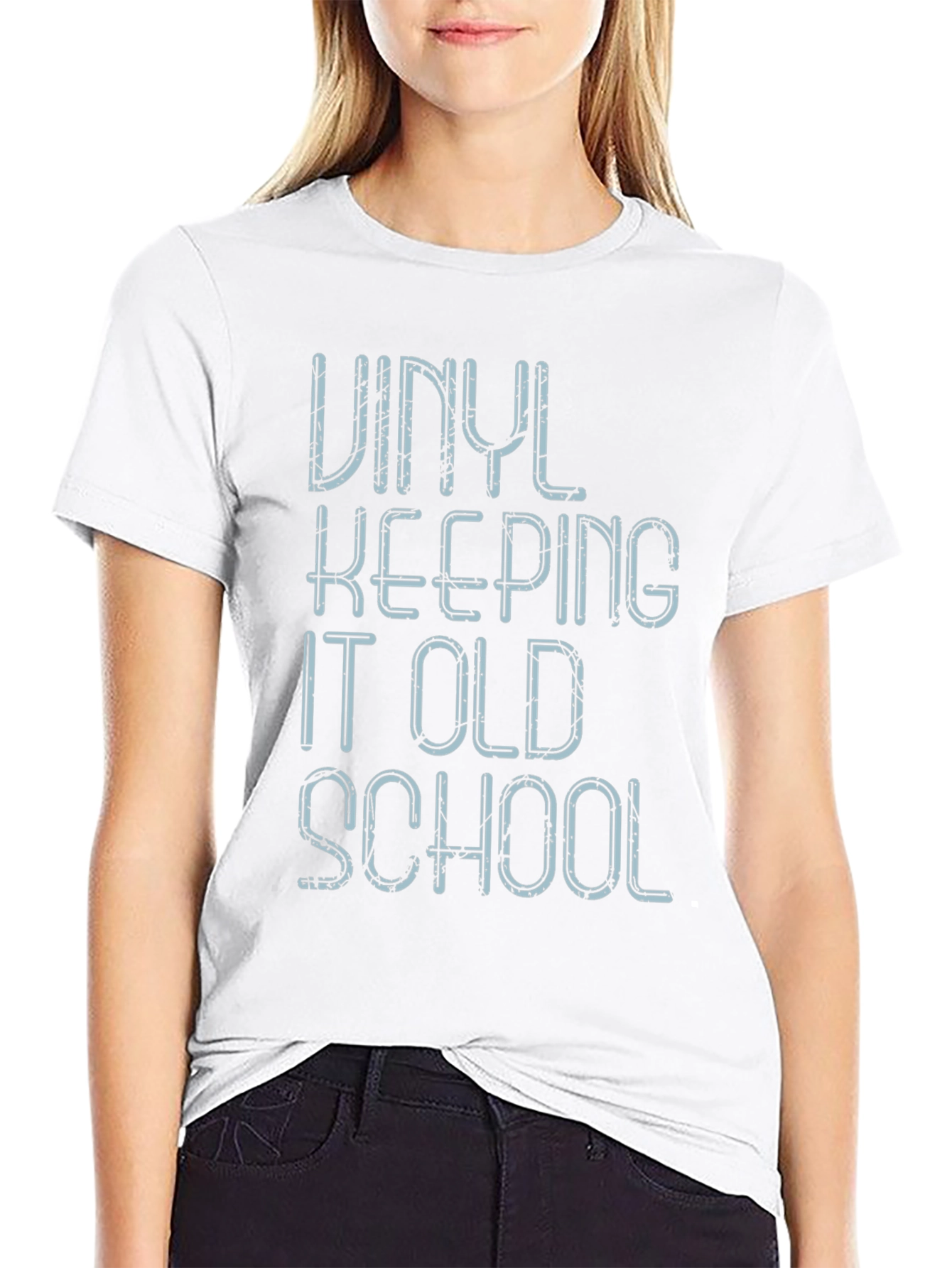 Vinyl Keeping It Old School Graphic Tee