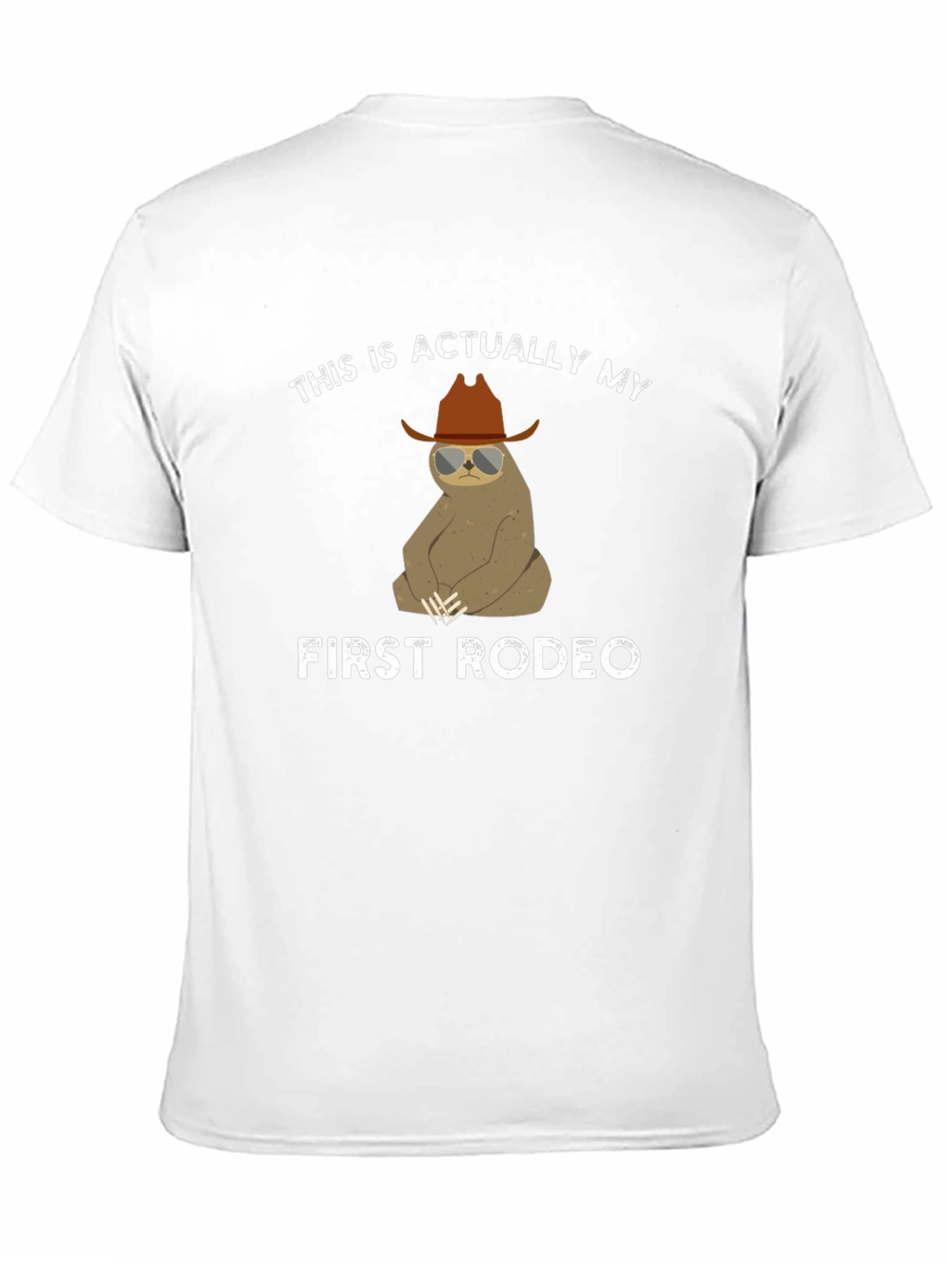 Funny Sloth Rodeo T-Shirt - First Rodeo Design