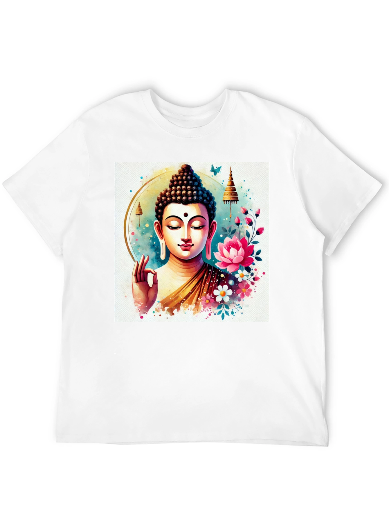 Buddha Art T-Shirt: Spiritual Zen Style