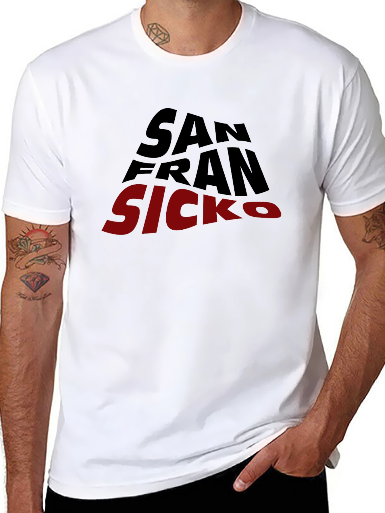 San Fran Sicko Black T-Shirt