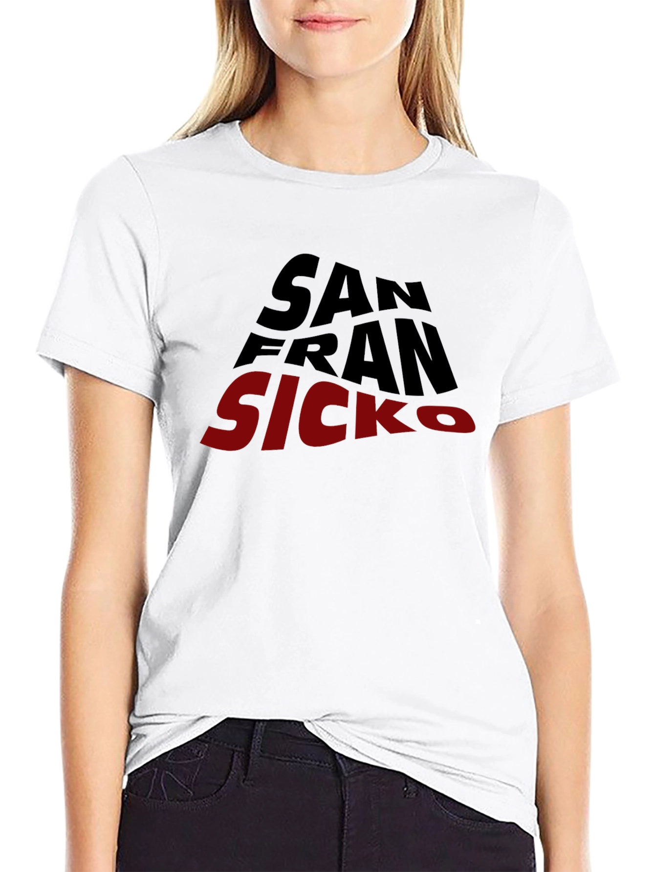 San Fran Sicko Black T-Shirt