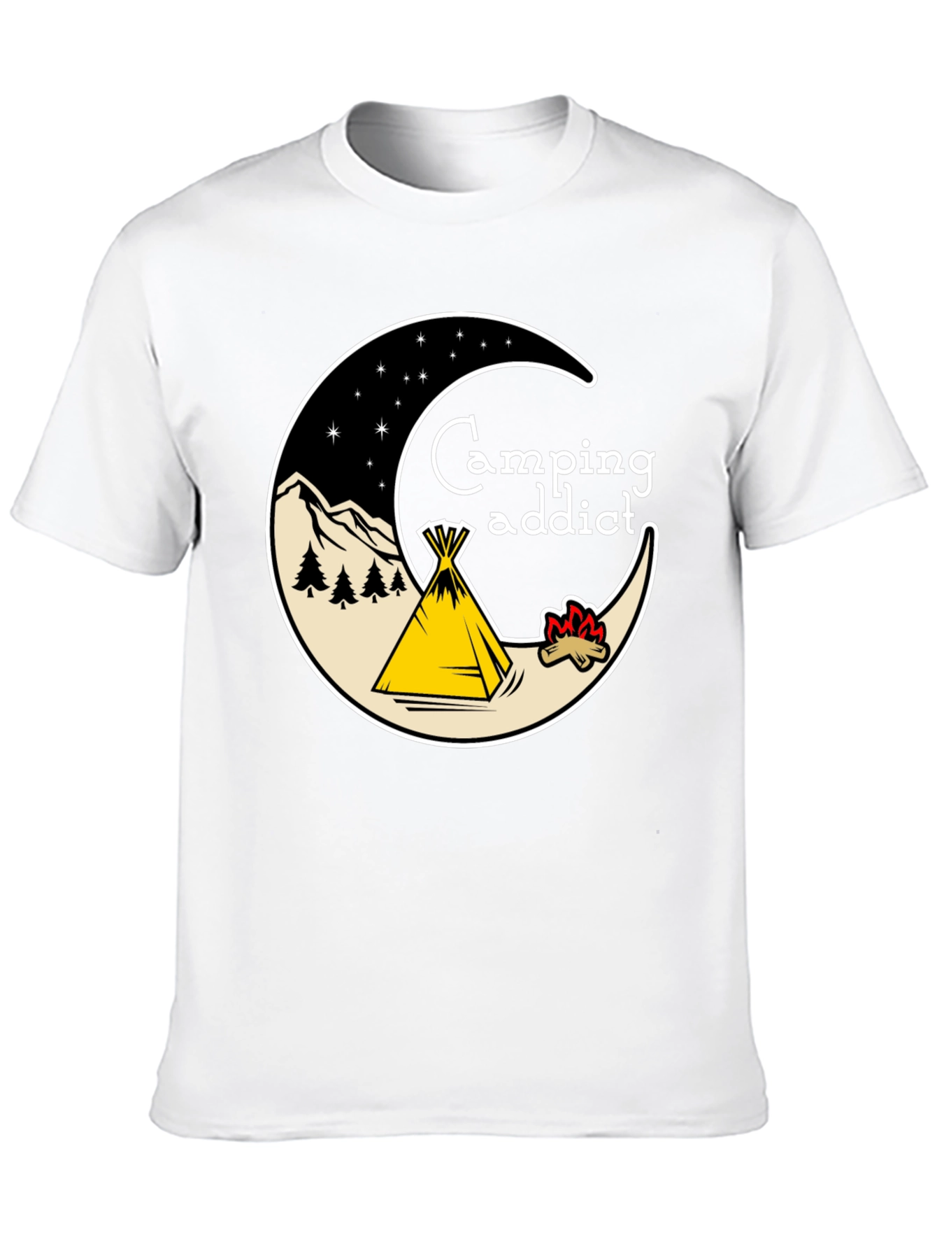 Camping Addict Graphic T-Shirt - Adventure Tee