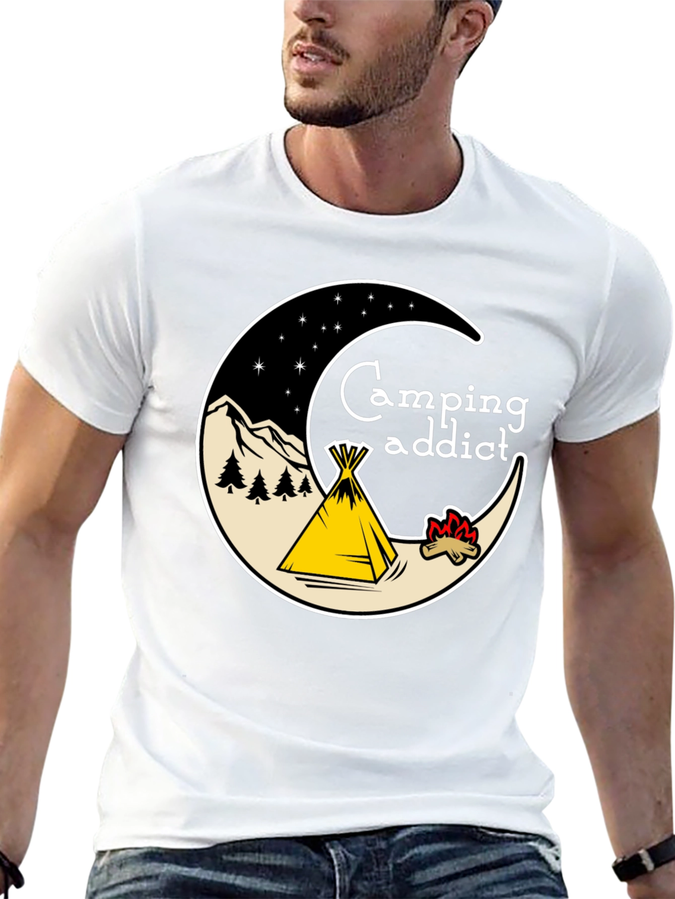 Camping Addict Graphic T-Shirt - Adventure Tee