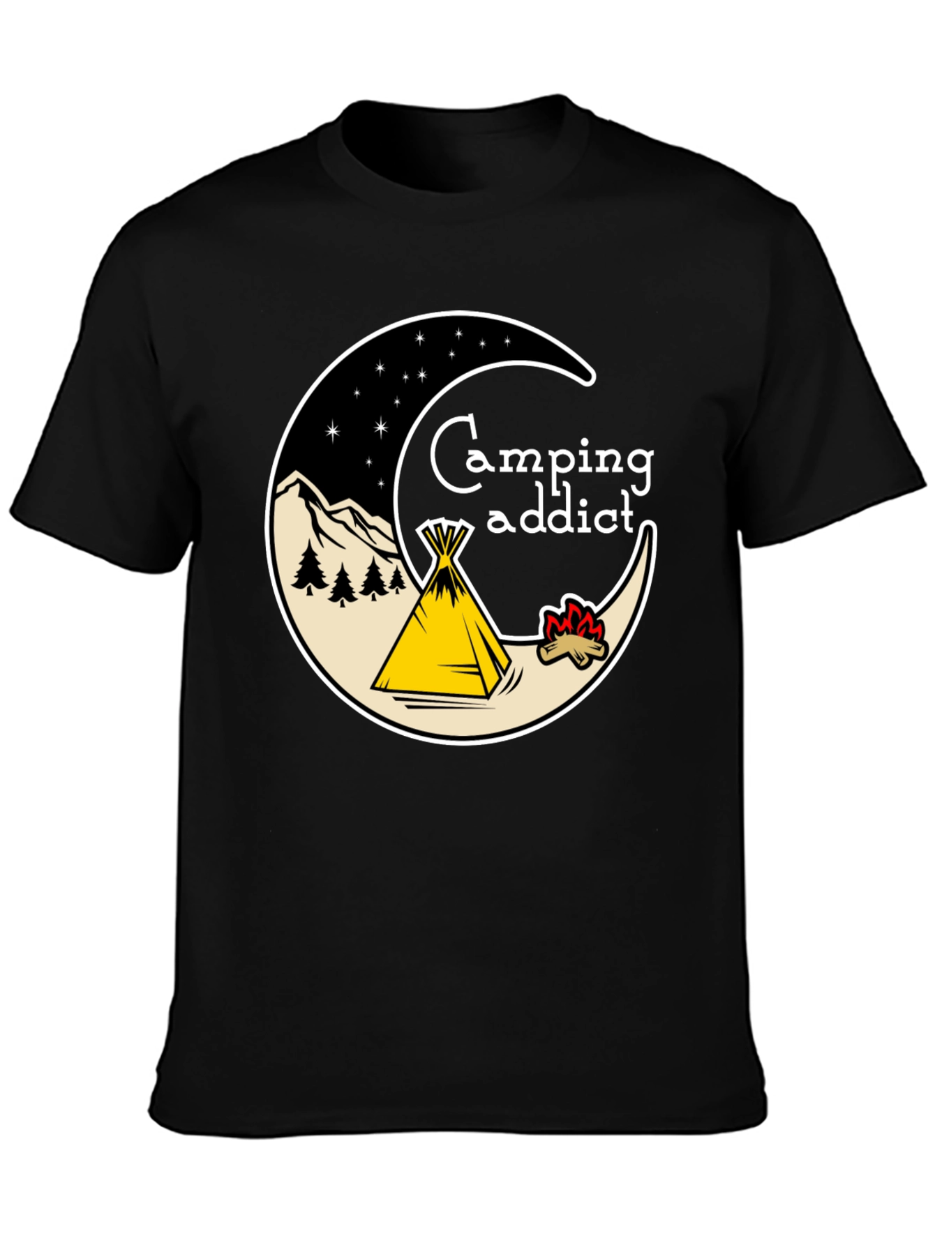 Camping Addict Graphic T-Shirt - Adventure Tee