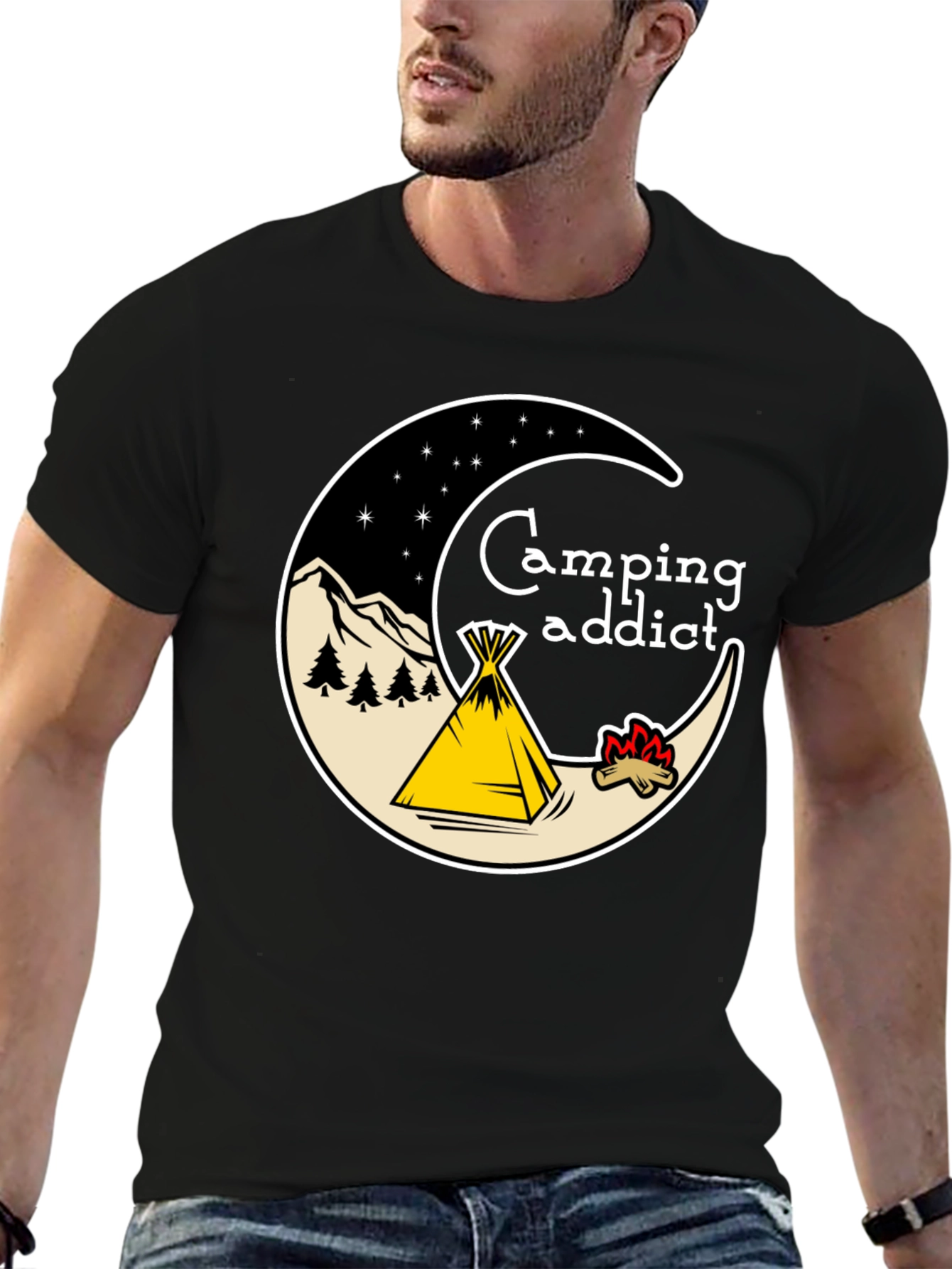 Camping Addict Graphic T-Shirt - Adventure Tee