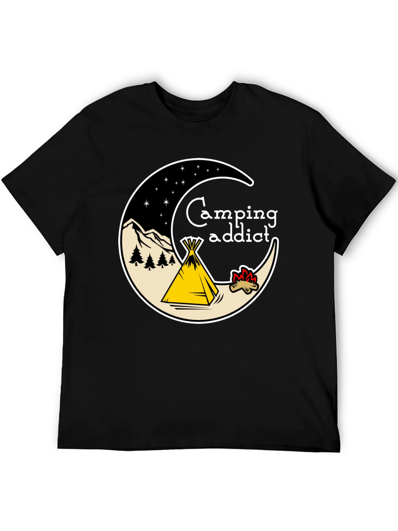 Camping Addict Graphic T-Shirt - Adventure Tee