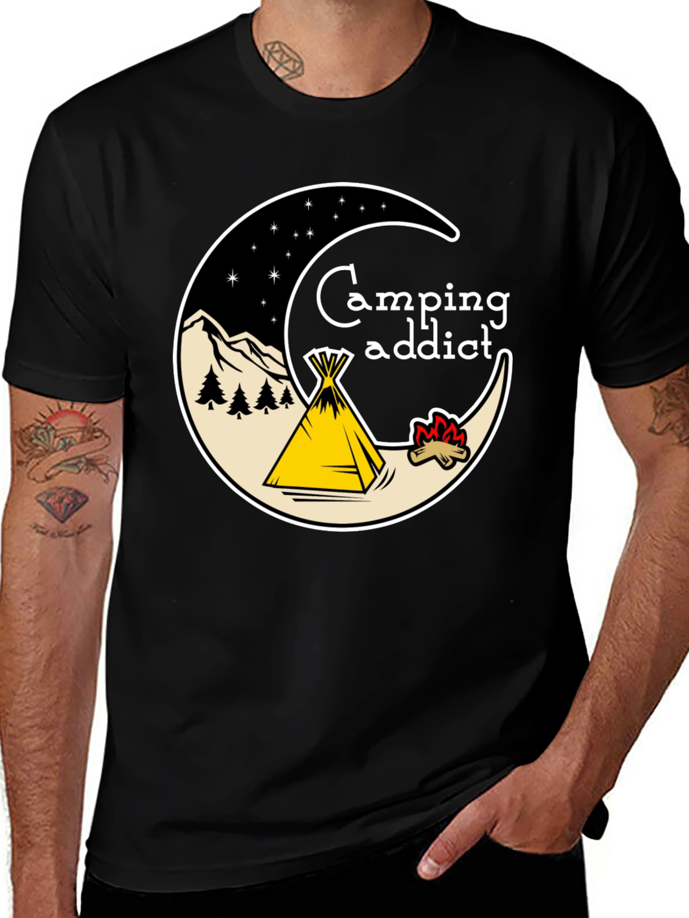 Camping Addict Graphic T-Shirt - Adventure Tee
