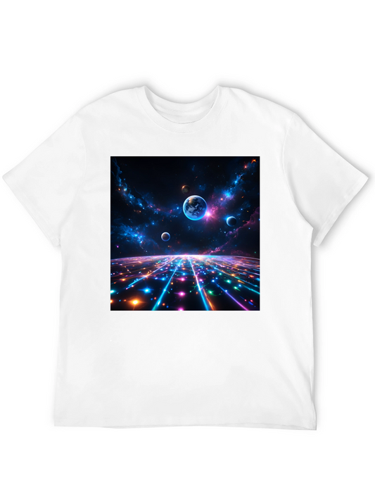 Cosmic Dreamscape Black T-Shirt