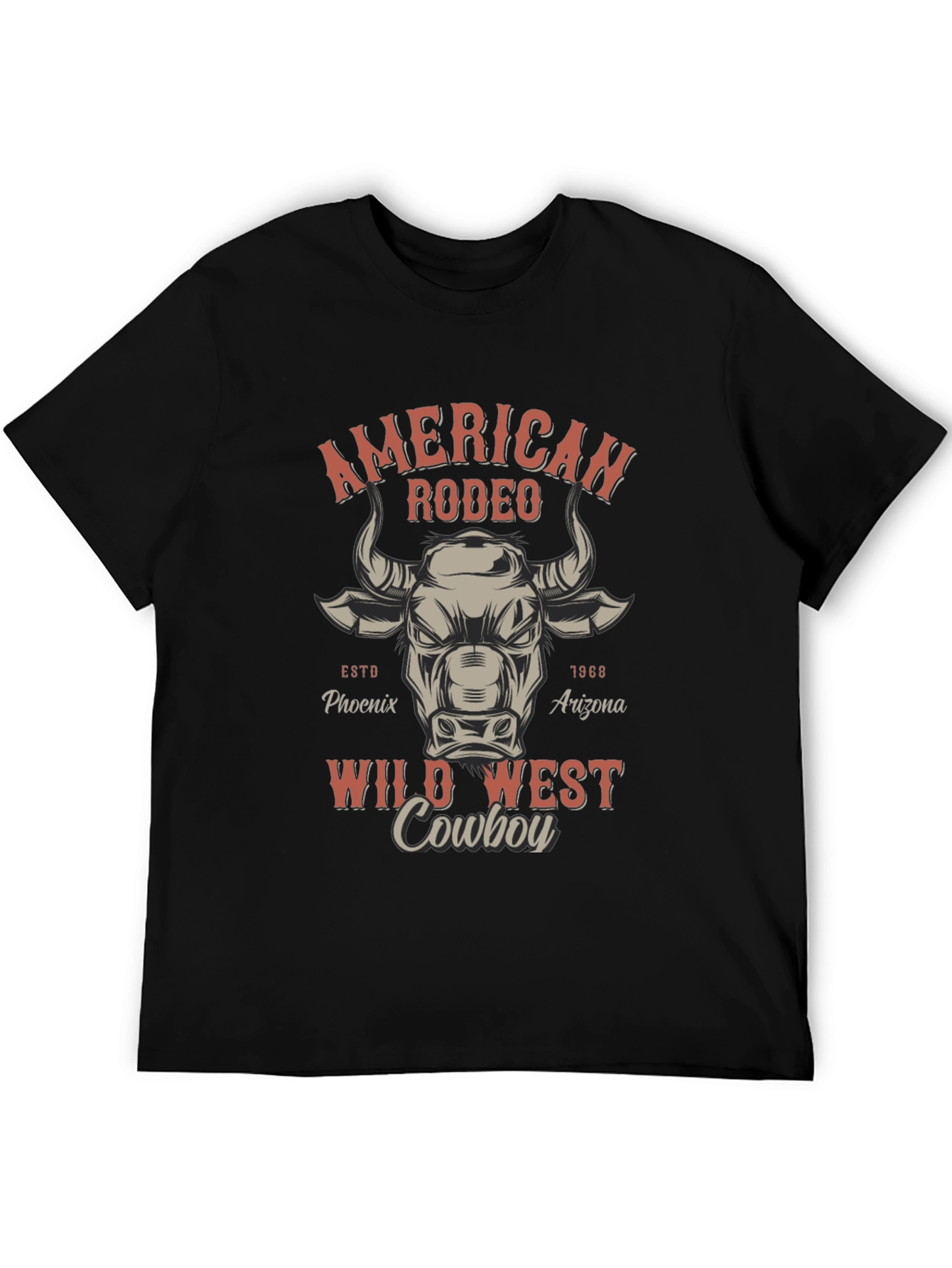 American Rodeo Wild West Cowboy T-Shirt