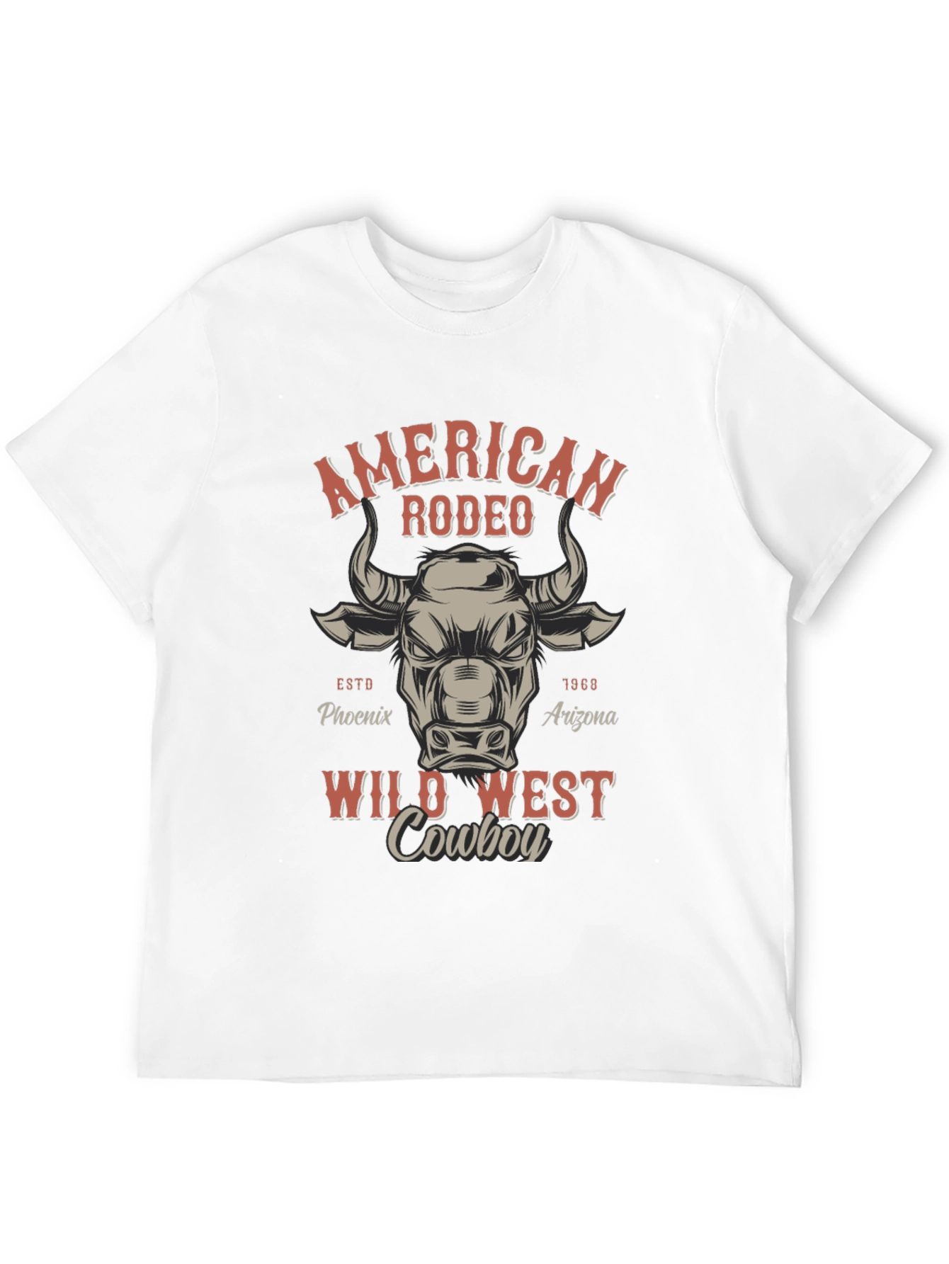 American Rodeo Wild West Cowboy T-Shirt
