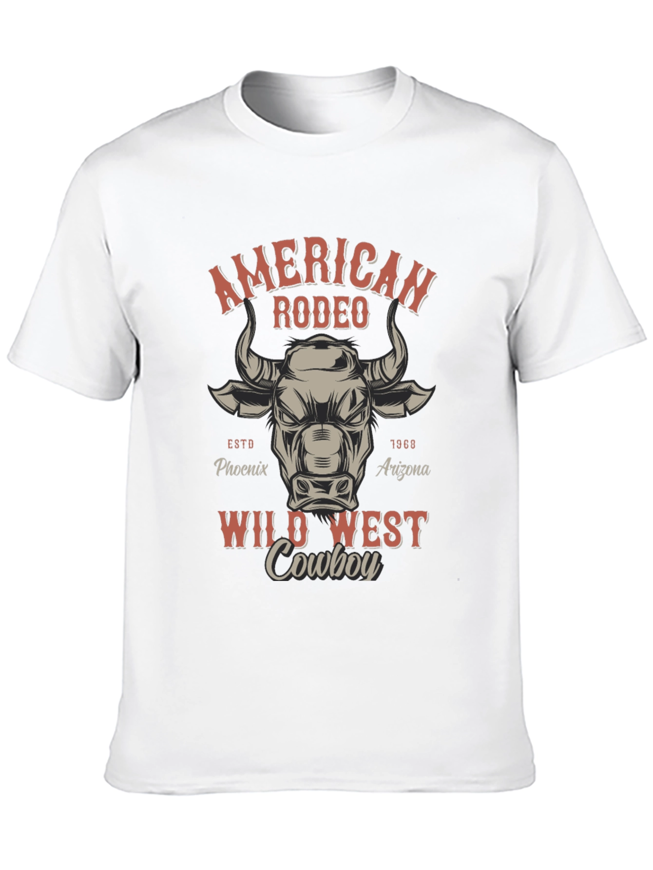 American Rodeo Wild West Cowboy T-Shirt