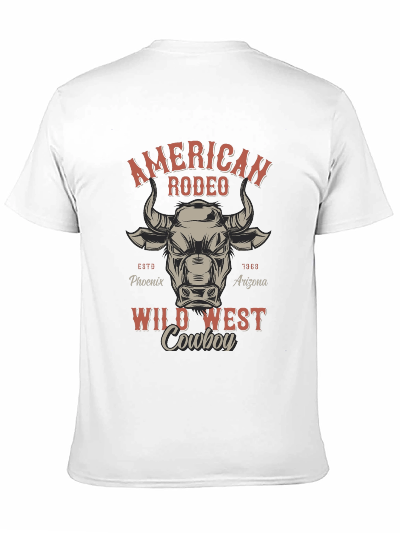 American Rodeo Wild West Cowboy T-Shirt