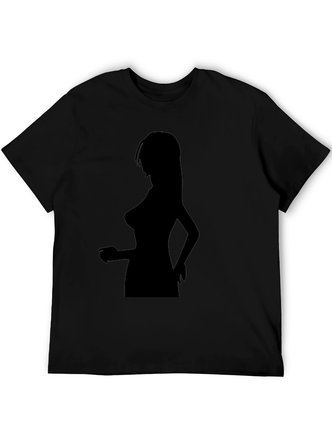 Silhouette Graphic Print Mens T-Shirt