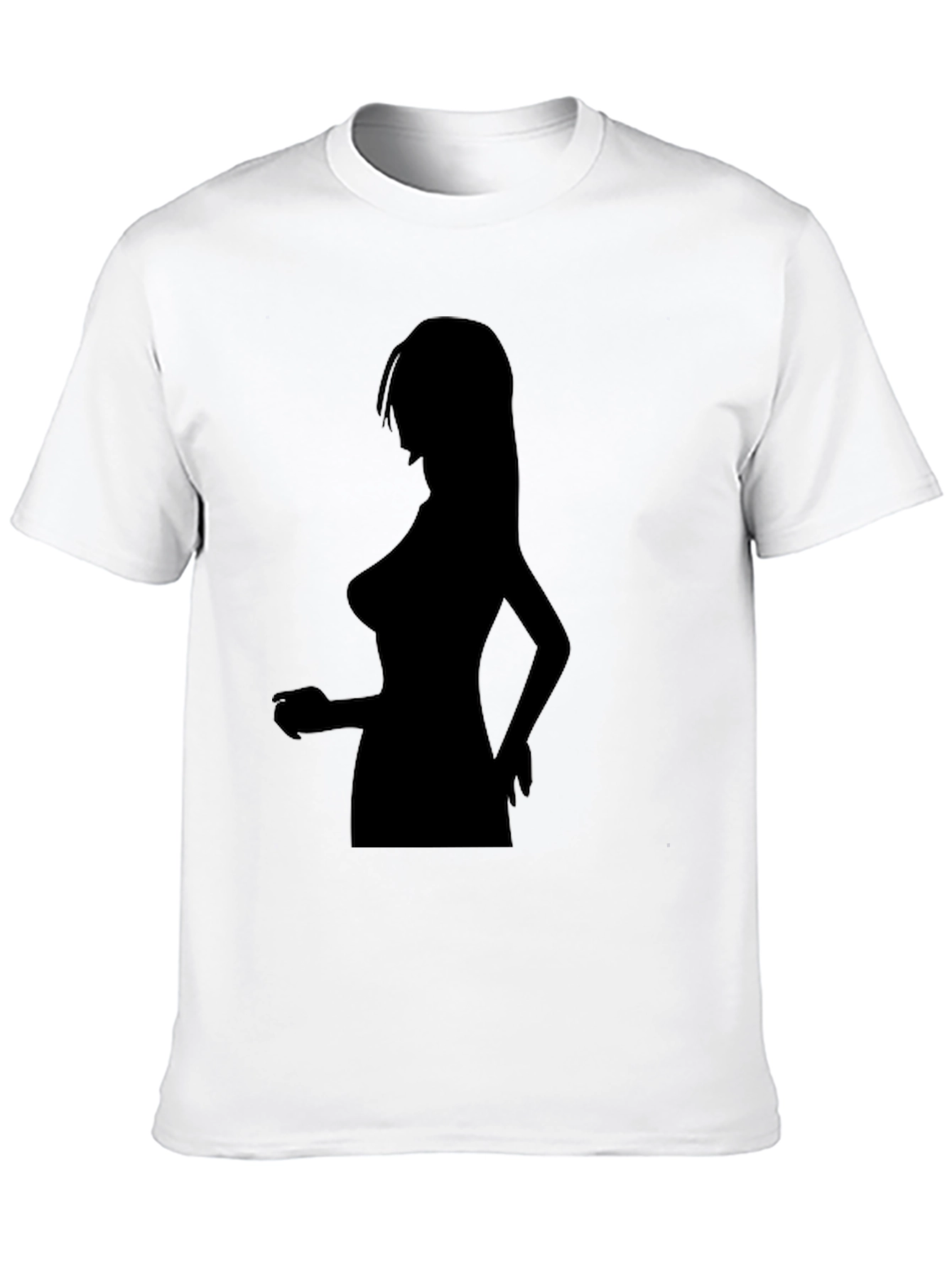 Silhouette Graphic Print Mens T-Shirt