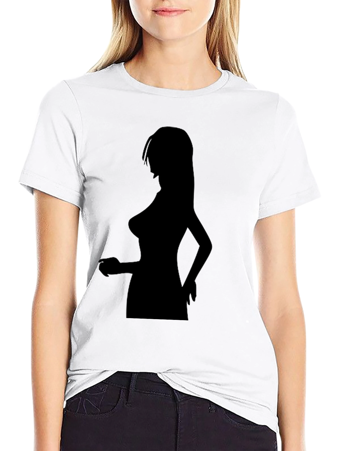 Silhouette Graphic Print Mens T-Shirt