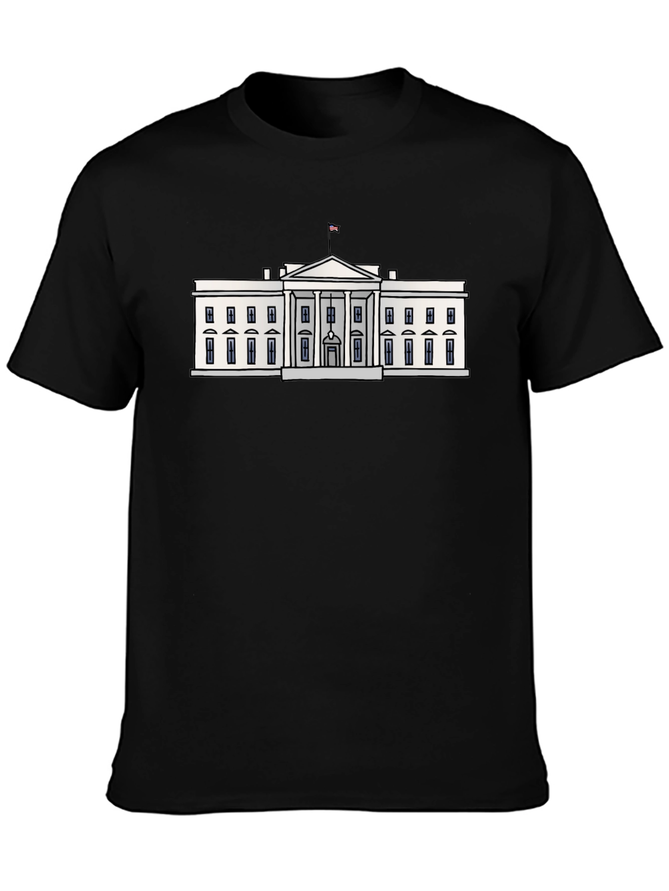 White House Graphic Tee - Patriotic Style