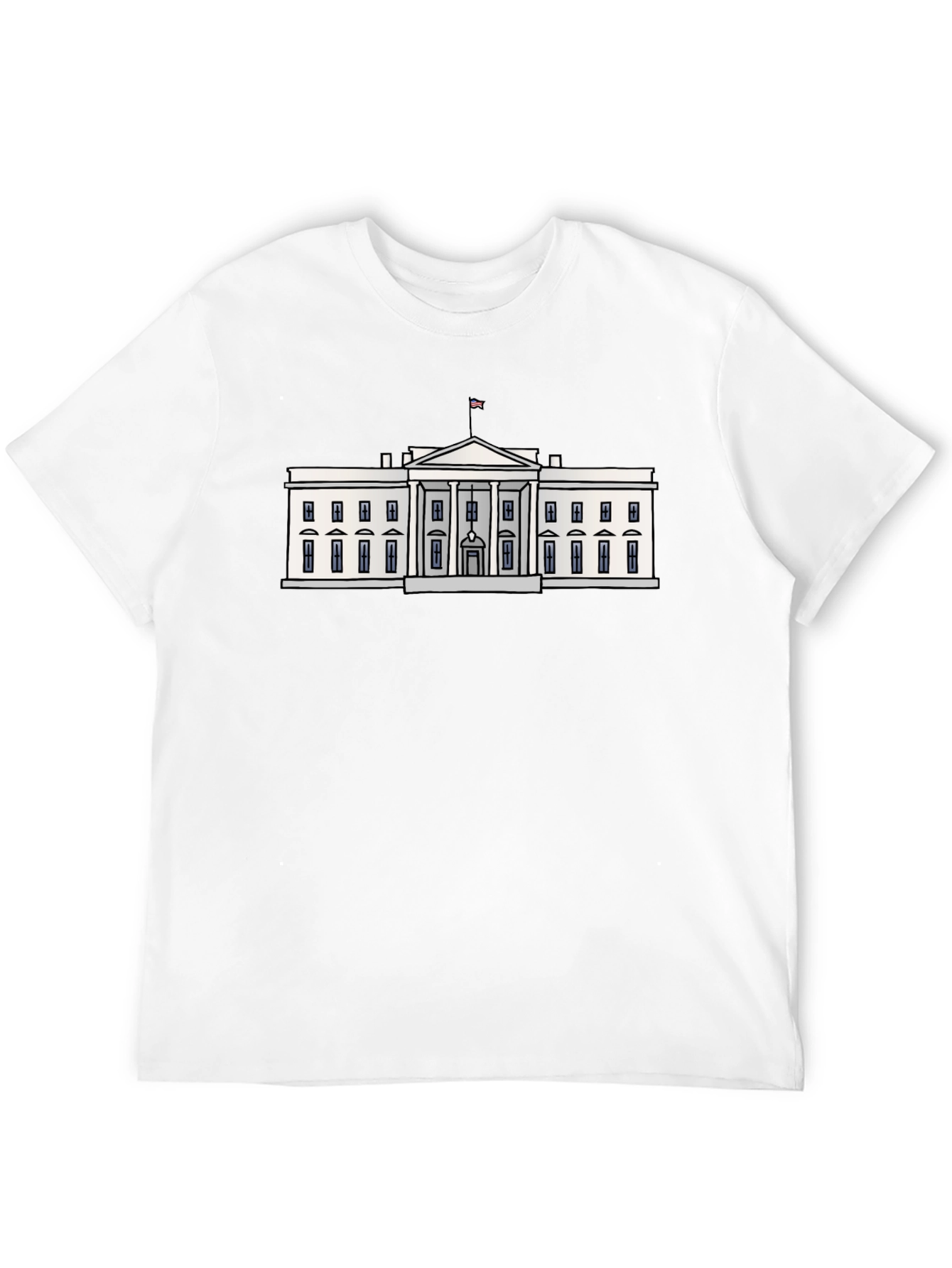 White House Graphic Tee - Patriotic Style