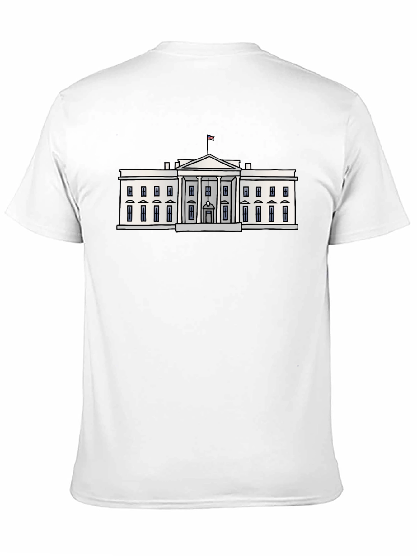 White House Graphic Tee - Patriotic Style