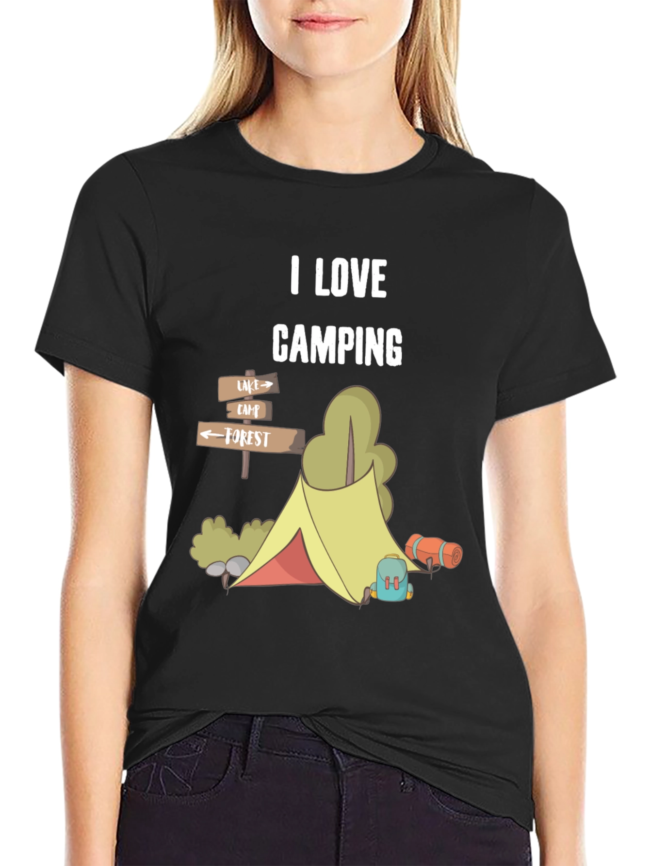 I Love Camping Graphic T-Shirt