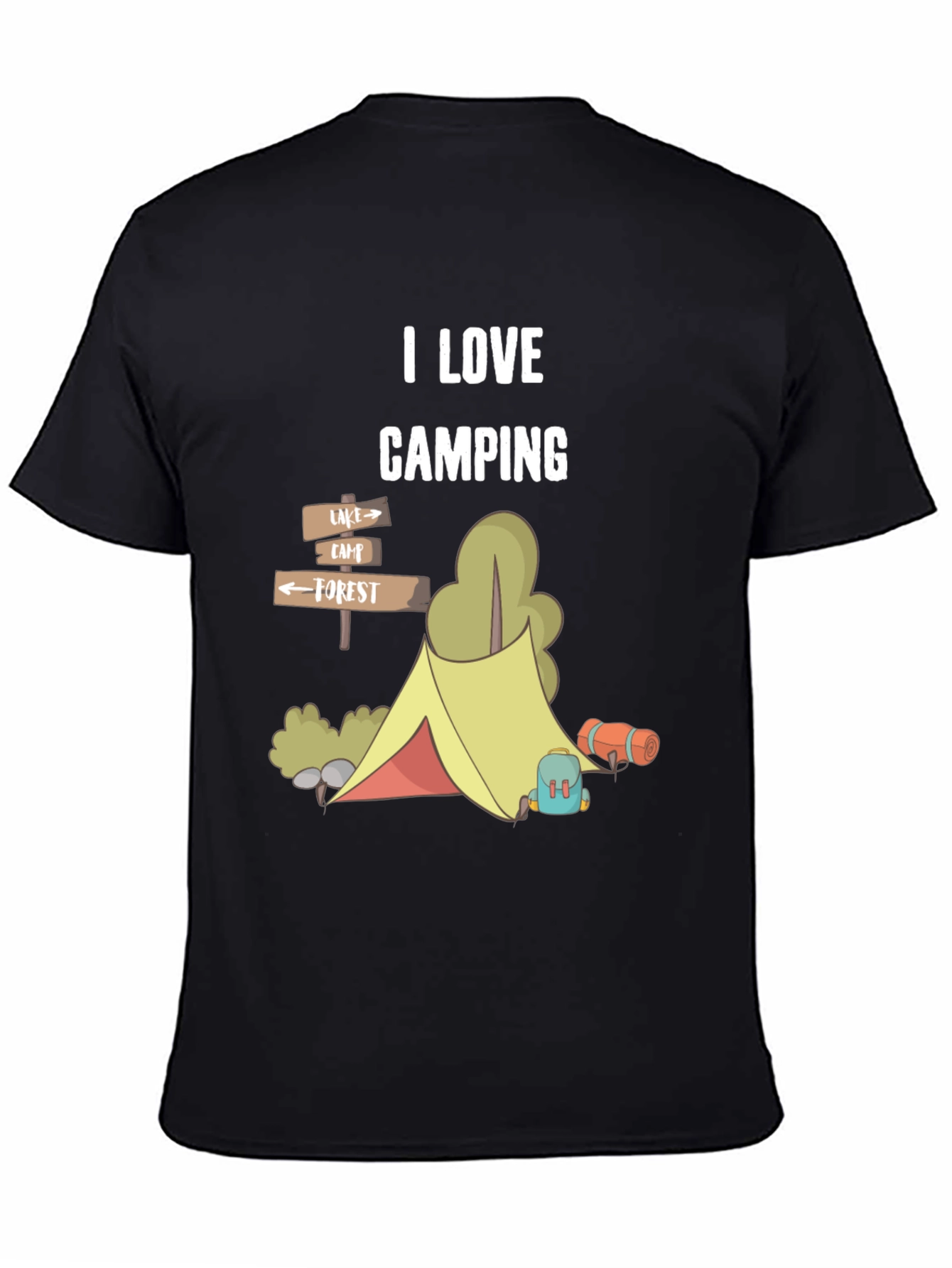 I Love Camping Graphic T-Shirt