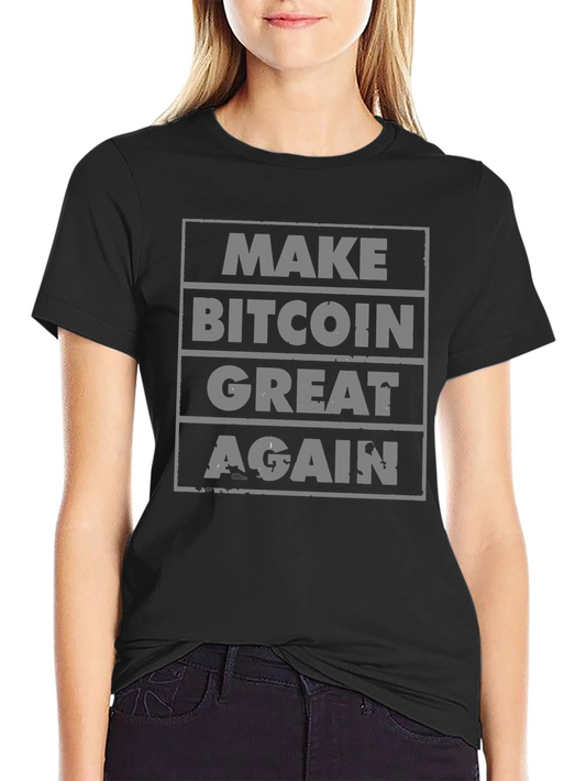 Make Bitcoin Great Again Black T-Shirt