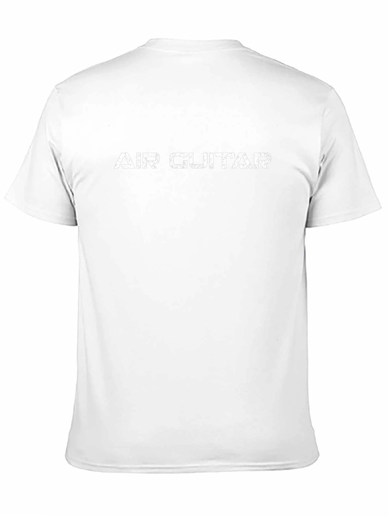 Air Guitar Graphic Tee - Black Cotton T-Shirt
