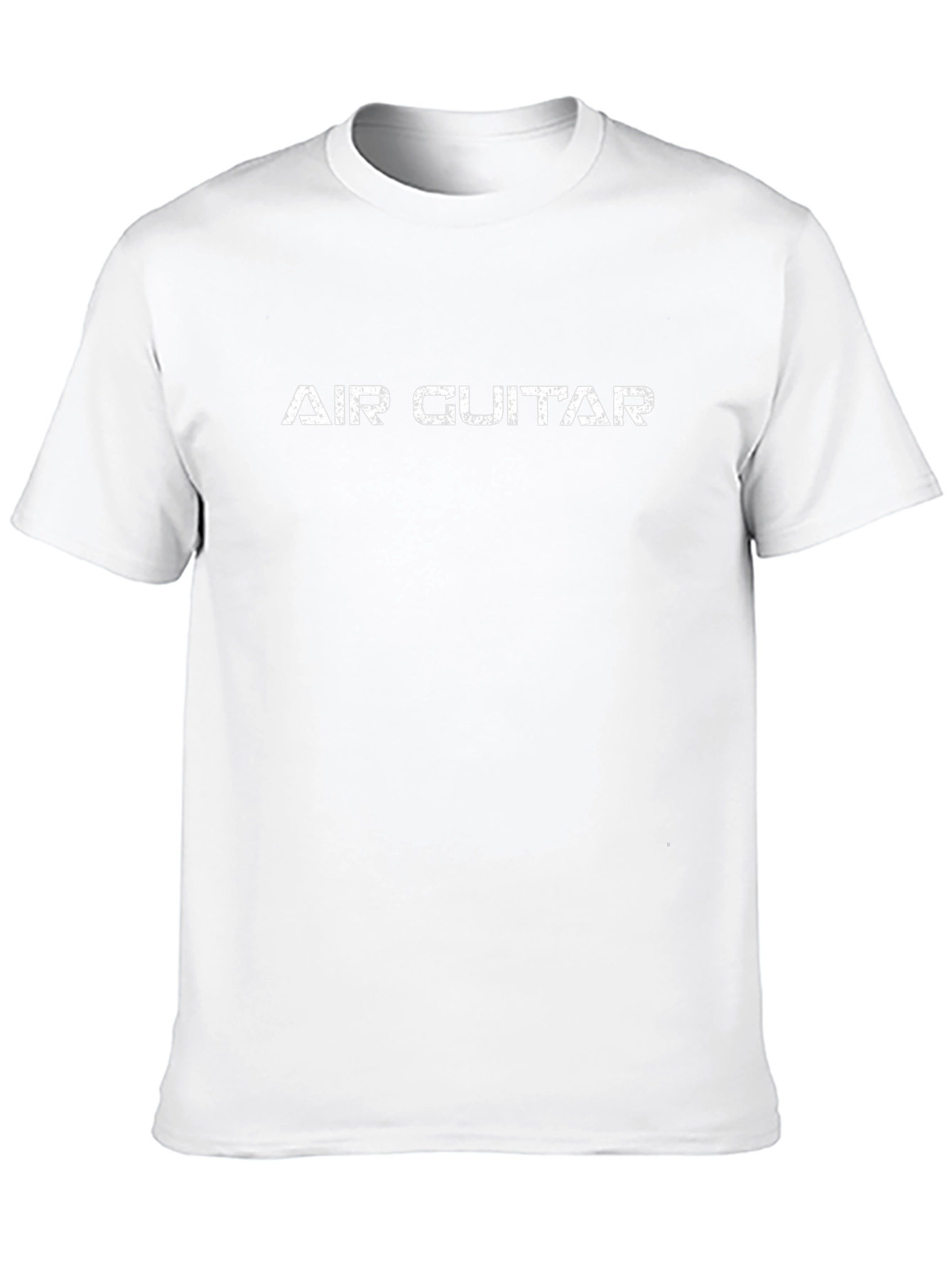 Air Guitar Graphic Tee - Black Cotton T-Shirt