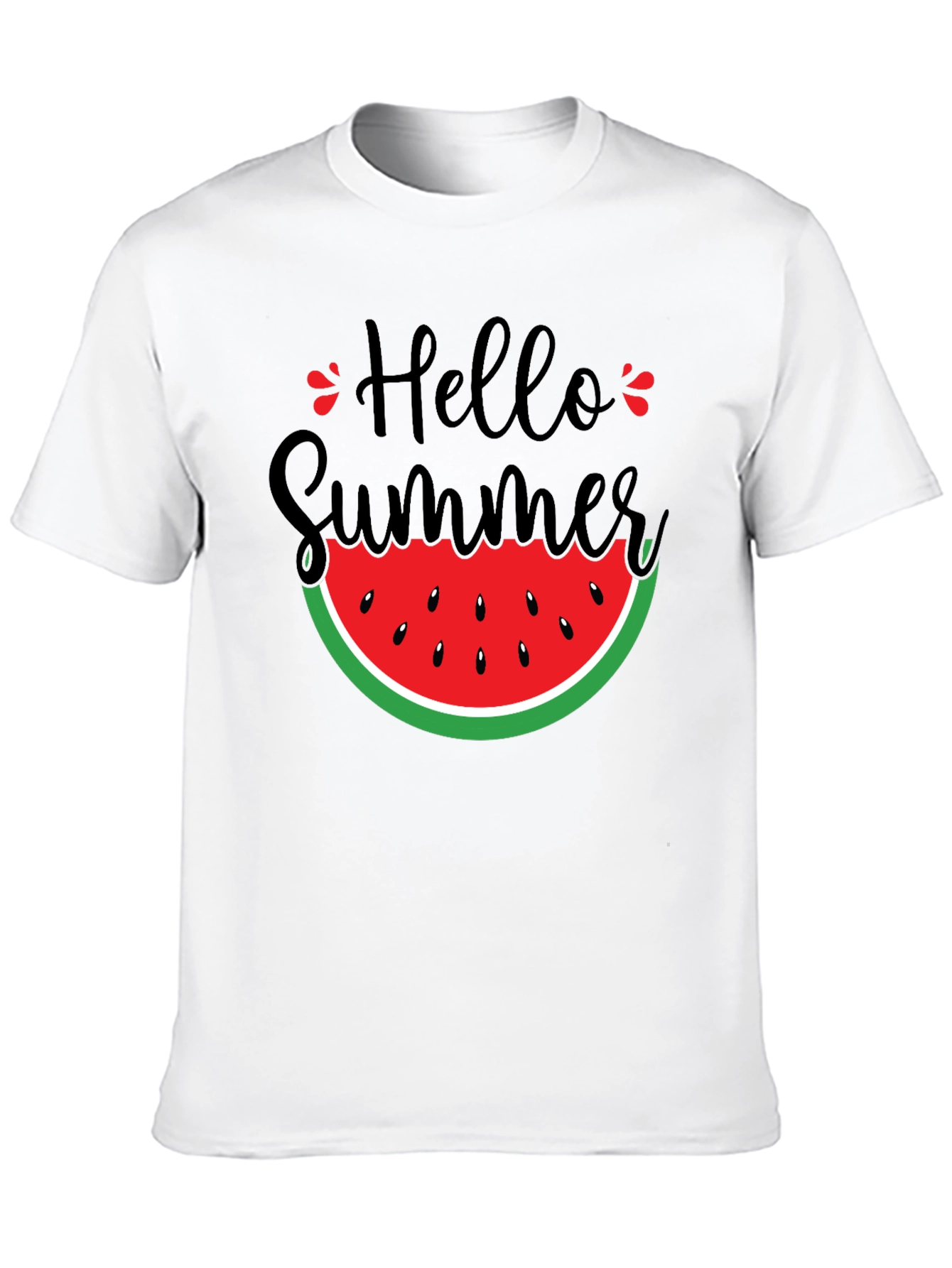 Hello Summer Watermelon Graphic Tee