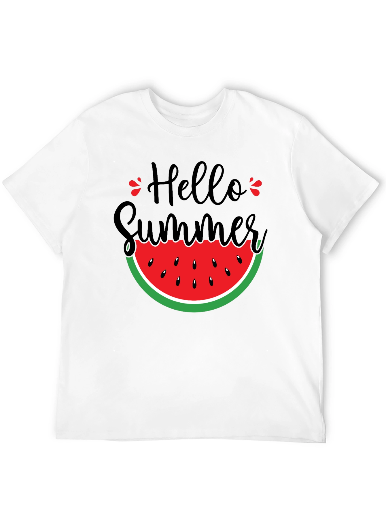 Hello Summer Watermelon Graphic Tee